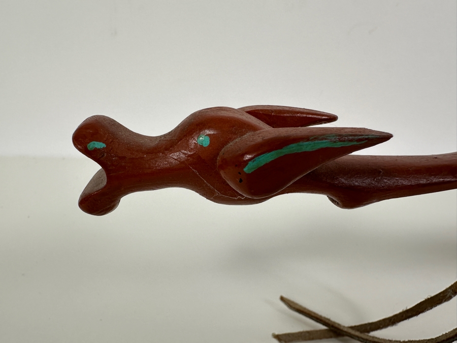 Just Added - Carved Hand Painted Wooden Dragon Figurine 14L X 3.5H [Photo 2]