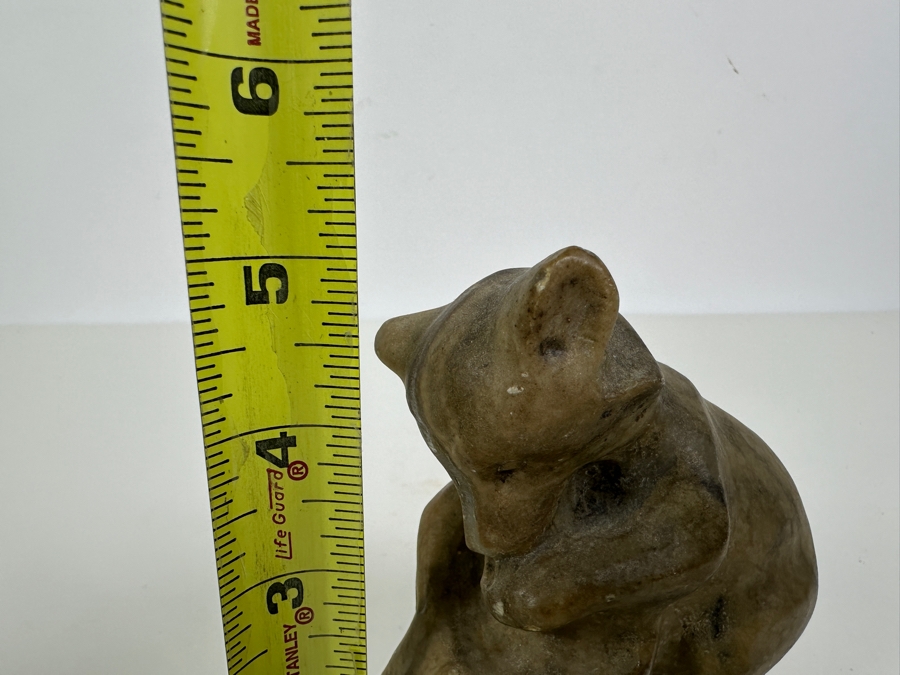 Vintage Soapstone Bear Carving 5'H  [Photo 8]