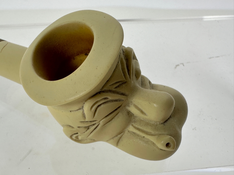 Vintage Popeye The Sailor Man Carved Meerschaum Smoking Pipe 6.25' [Photo 5]