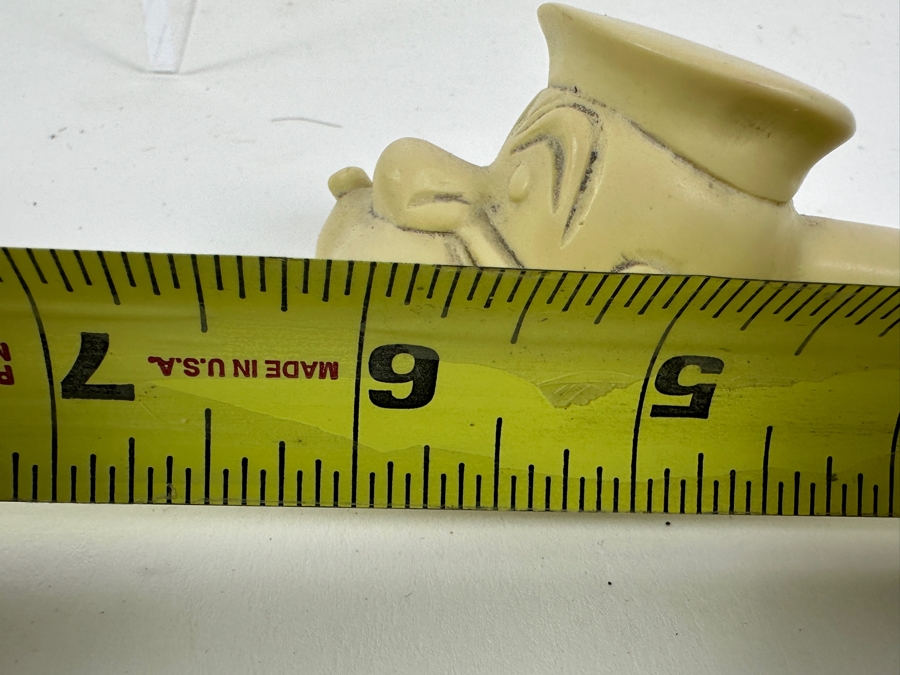 Vintage Popeye The Sailor Man Carved Meerschaum Smoking Pipe 6.25' [Photo 8]