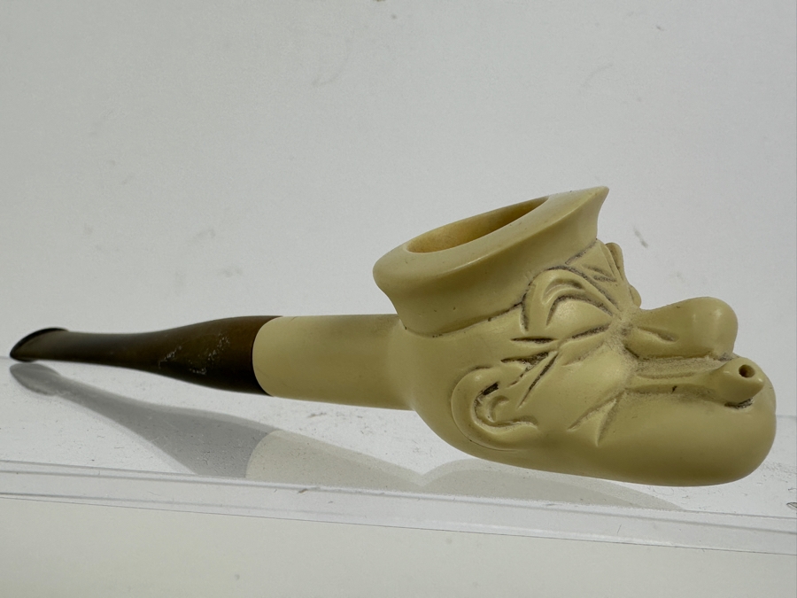 Vintage Popeye The Sailor Man Carved Meerschaum Smoking Pipe 6.25' [Photo 3]