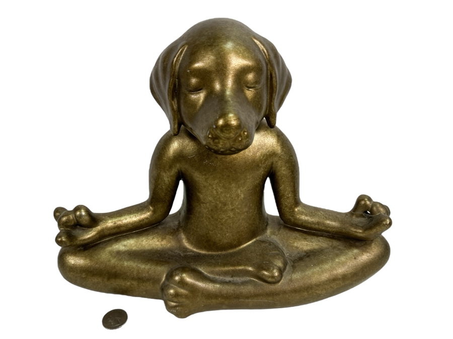 Pier 1 Meditating Dog Sculpture 10'H x 13'W [Photo 1]