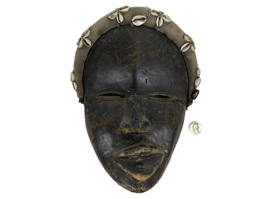 Just Added - Old African Dan Dean Gle Mask Female 8W X 11L