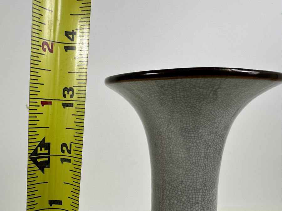 Vintage Chinese Blue and White Porcelain Vase 13.5'H [Photo 11]