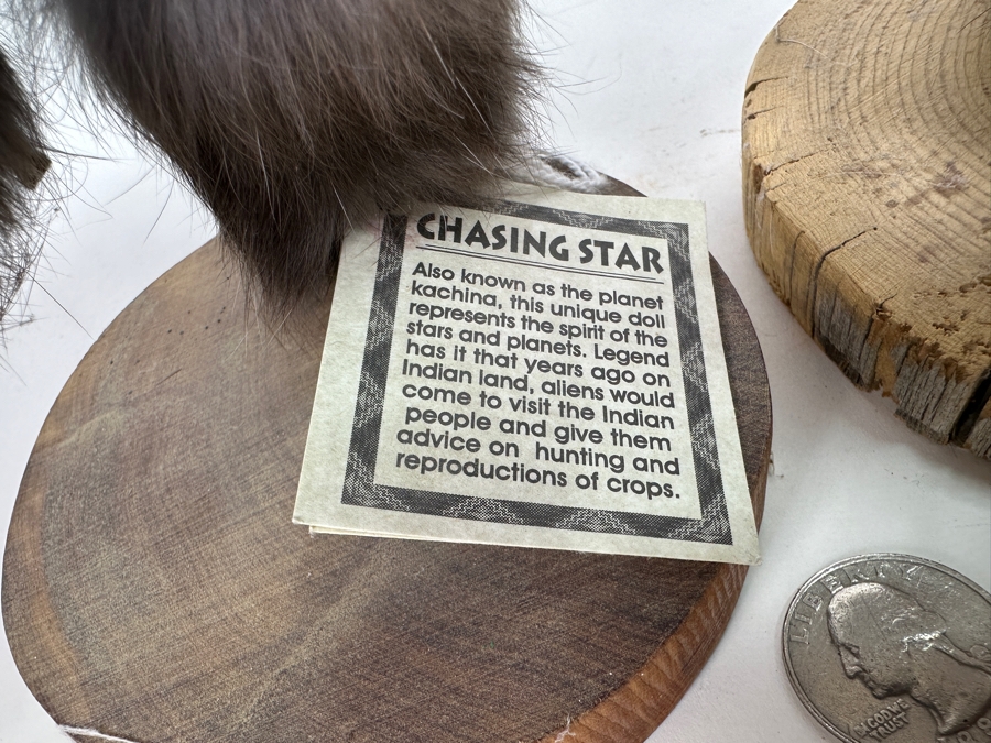 Lot of (4) Kachina Dolls Including 'Rainbow', 'Chasing Star' and 'Hoop Dancer' 12'H [Photo 7]