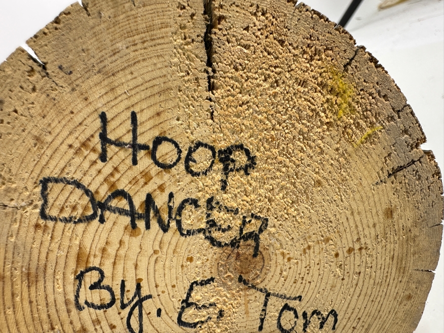 Lot of (4) Kachina Dolls Including 'Rainbow', 'Chasing Star' and 'Hoop Dancer' 12'H [Photo 10]