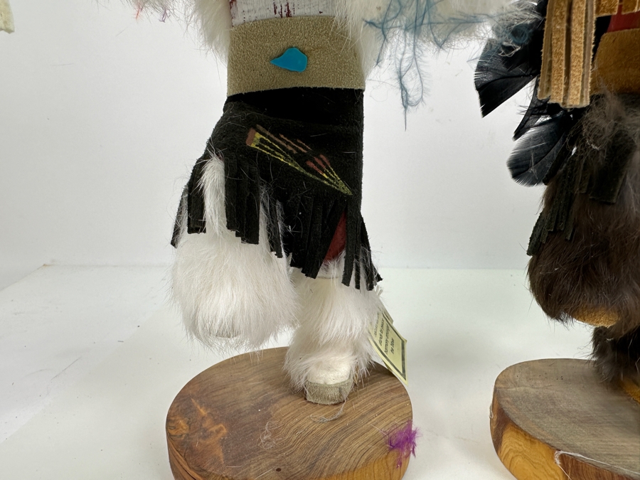 Lot of (4) Kachina Dolls Including 'Rainbow', 'Chasing Star' and 'Hoop Dancer' 12'H [Photo 3]