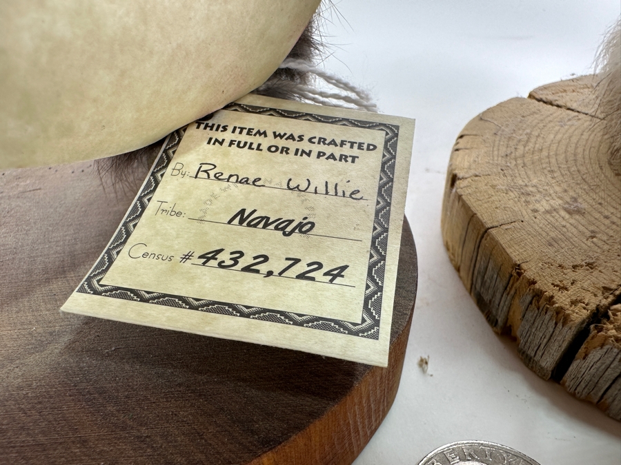 Lot of (4) Kachina Dolls Including 'Rainbow', 'Chasing Star' and 'Hoop Dancer' 12'H [Photo 8]