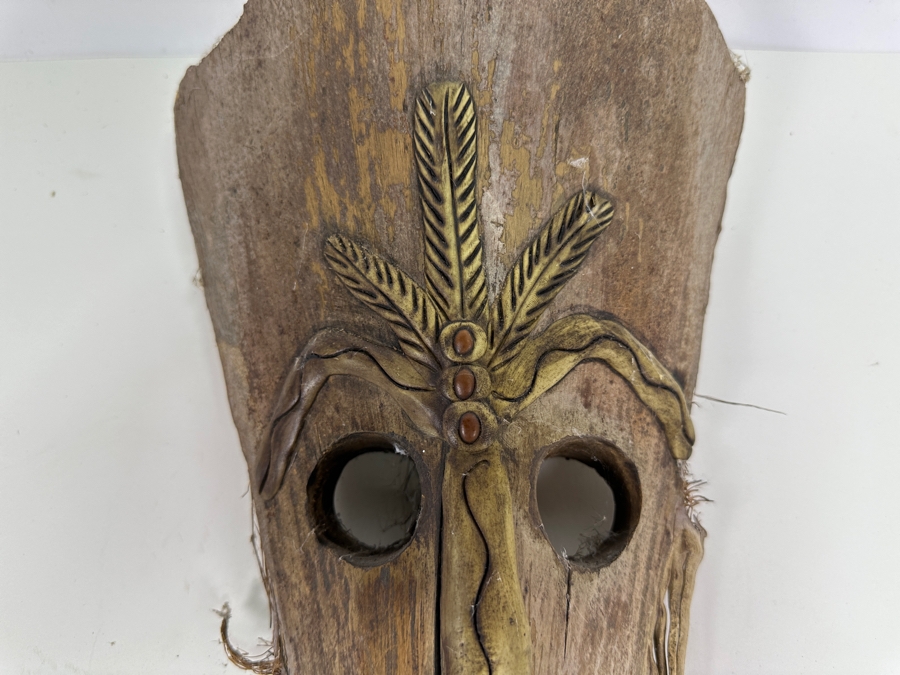 Just Added - Carved Palm Tree Branch From Chile 21L [Photo 2]