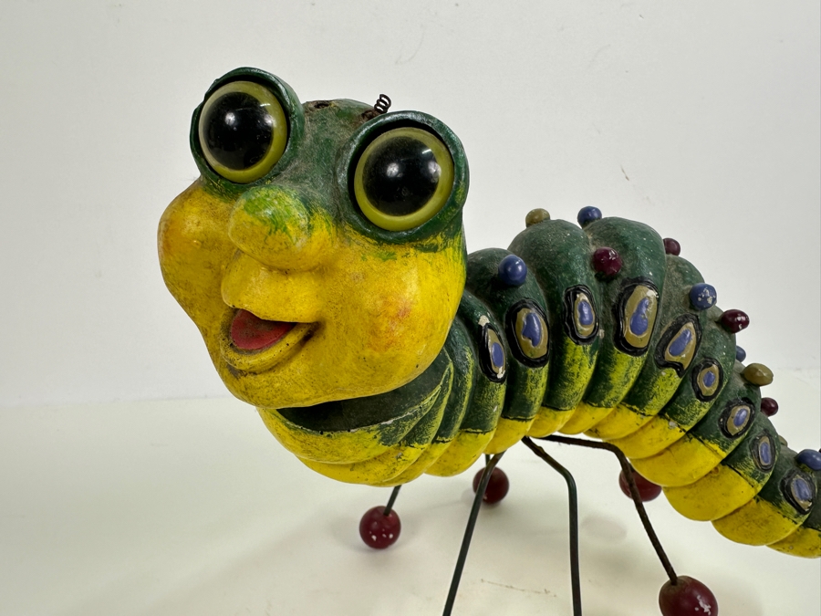 Vintage Resin Caterpillar Sculpture [Photo 2]