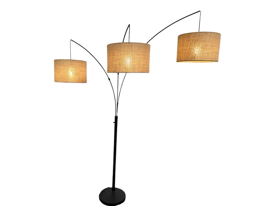Just Added - Adesso Trinity Arc Floor Lamp 75H X 41D