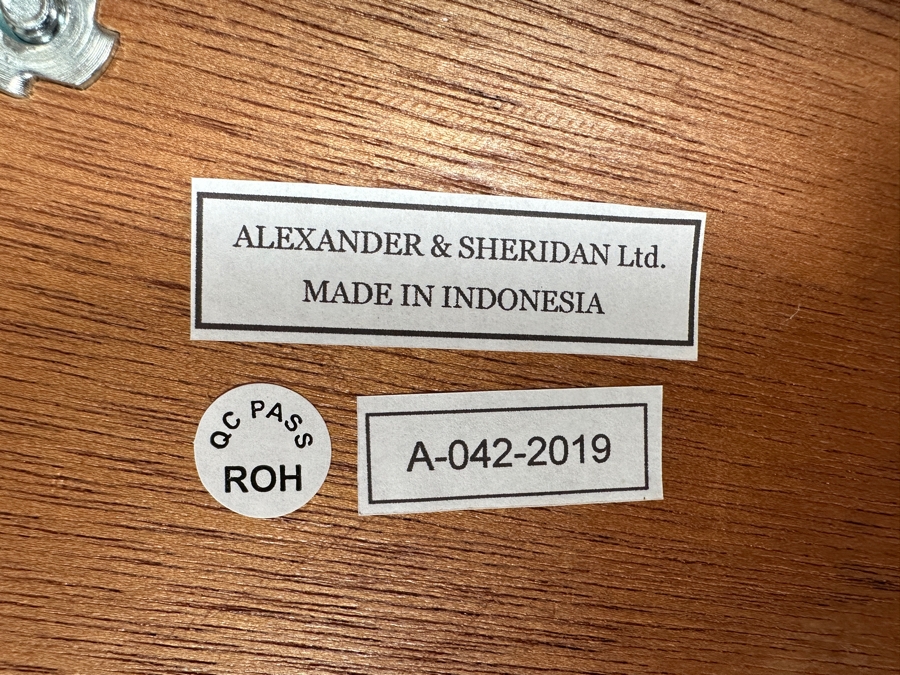 Just Added - Pair Of Rattan Swivel Bar Stools By Alexander & Sheridan Ltd 32'H Seat Height [Photo 9]