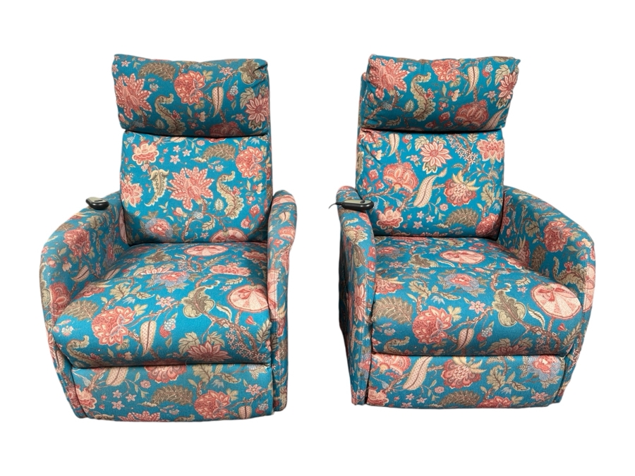 Just Added - Pair Of Electric Lift Armchairs By Hulala Home 26W X 29D X 39H