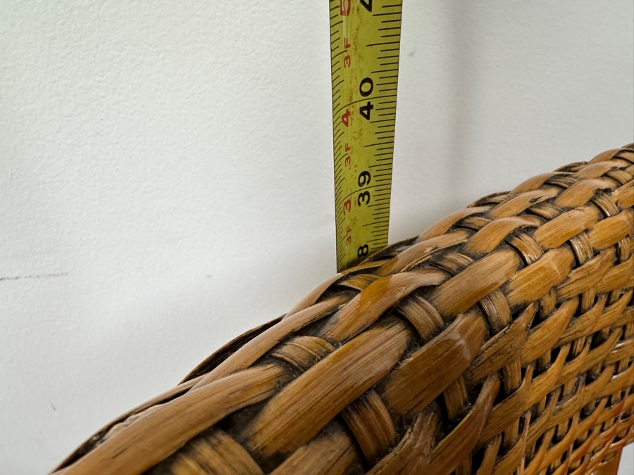 Just Added - Pair Of Vintage Rattan Swivel Armchairs By Boca Rattan 30W X 34D X 38H [Photo 9]