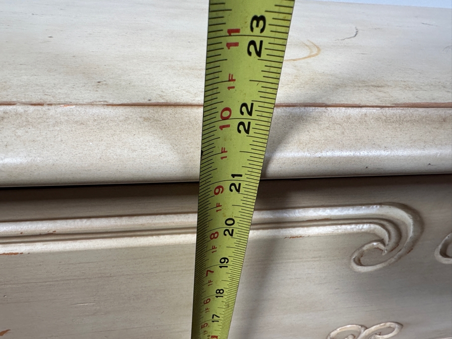 Just Added - White Wooden Cedar Chest 47W X 18D X 22H [Photo 8]