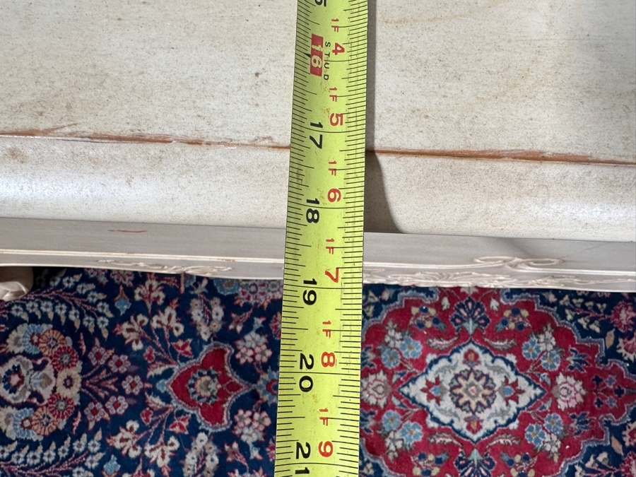 Just Added - White Wooden Cedar Chest 47W X 18D X 22H [Photo 7]