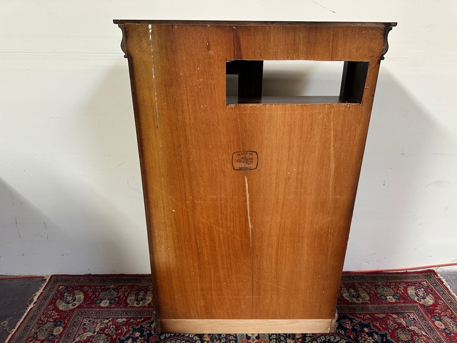 Just Added - Wooden Display Cabinet With Front Sliding Glass Doors 32.5W X 10D X 49H [Photo 6]