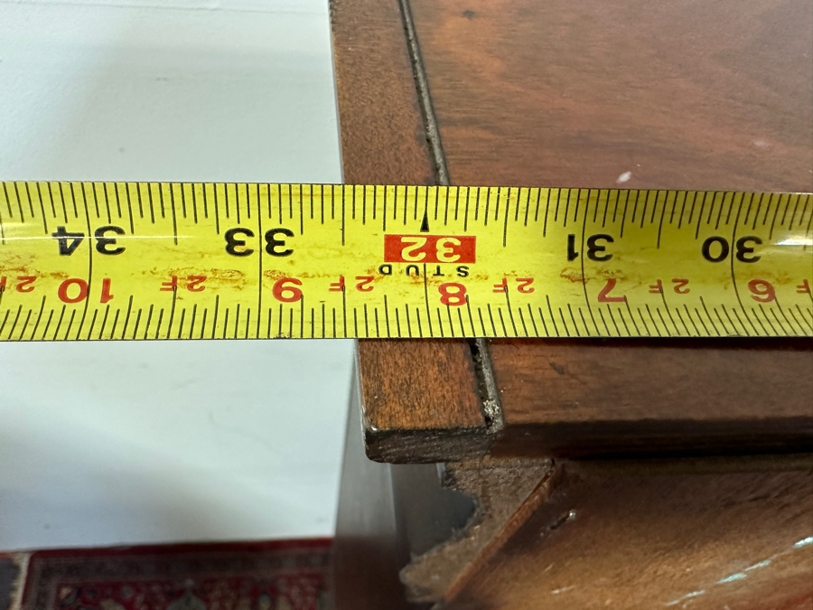 Just Added - Wooden Display Cabinet With Front Sliding Glass Doors 32.5W X 10D X 49H [Photo 8]