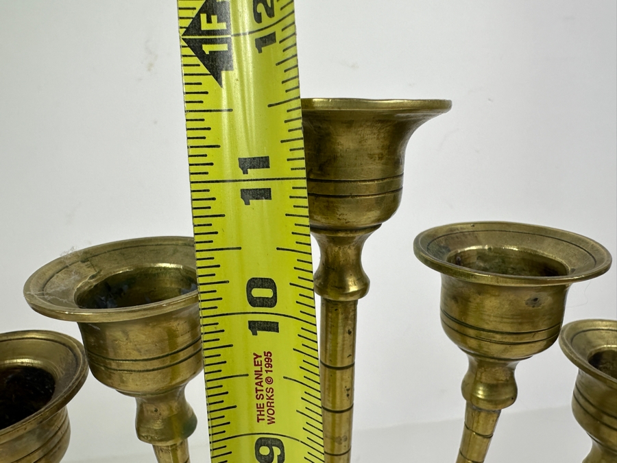Just Added - Brass Menorah 11.5W X 11.5H [Photo 5]
