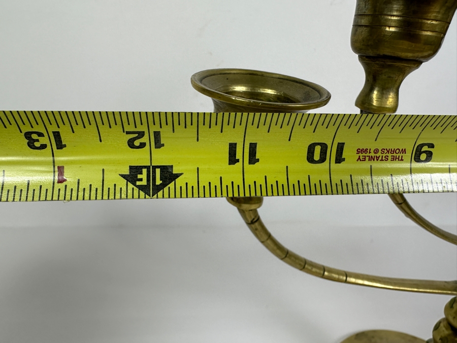 Just Added - Brass Menorah 11.5W X 11.5H [Photo 4]
