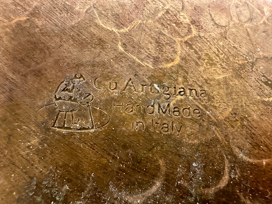 Just Added - Cu Artigiana Italian Copper Pot With Lid 11.5W X 3.5H Retails $500+ [Photo 8]