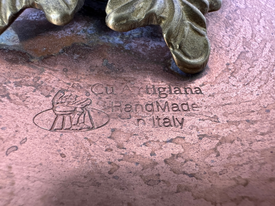 Just Added - Cu Artigiana Italian Copper Pot With Lid 11.5W X 3.5H Retails $500+ [Photo 5]