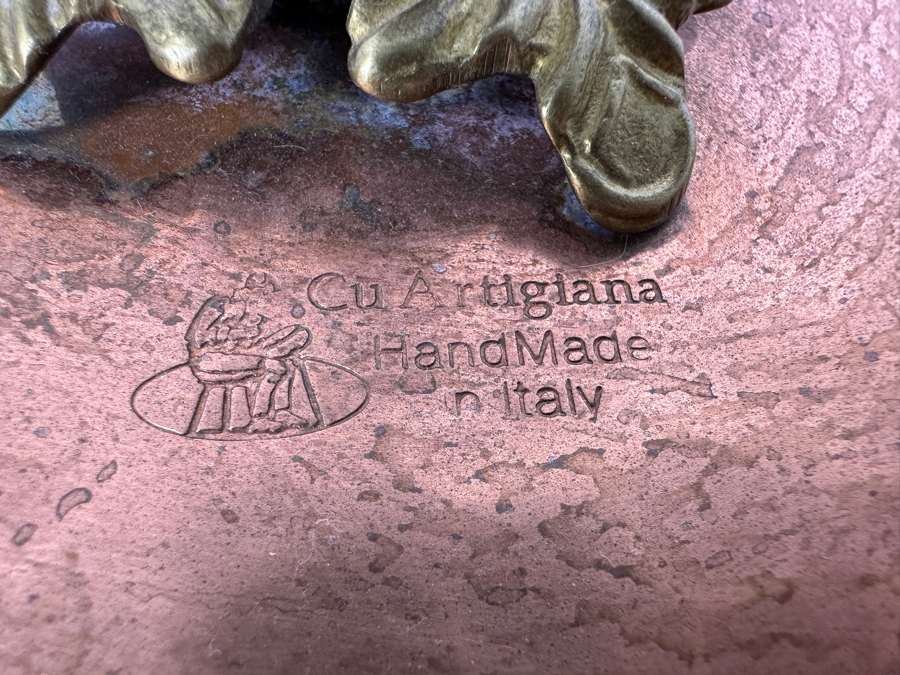 Just Added - Cu Artigiana Italian Copper Pot With Lid 11.5W X 3.5H Retails $500+ [Photo 4]