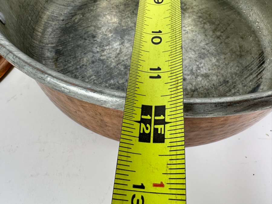 Just Added - Cu Artigiana Italian Copper Pot With Lid 11.5W X 3.5H Retails $500+ [Photo 9]