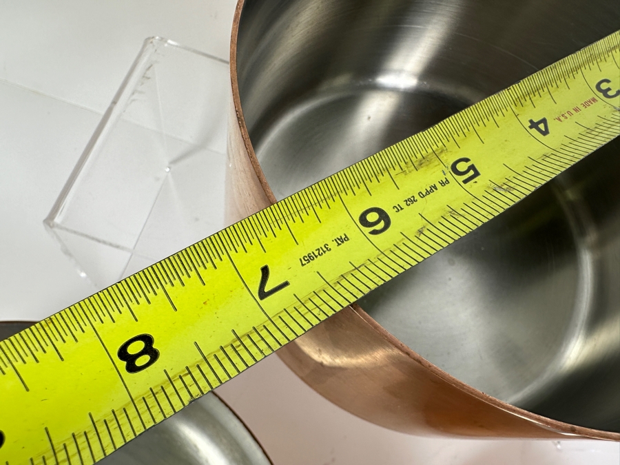 Just Added - Mauviel France Copper Cookware - 3 Pans With Lids - Retails Over $1,000 [Photo 11]