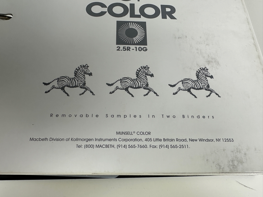 Just Added - The Munsell Book Of Color Glossy Collection Volumes 1 & 2 Retails $1,500+ [Photo 6]