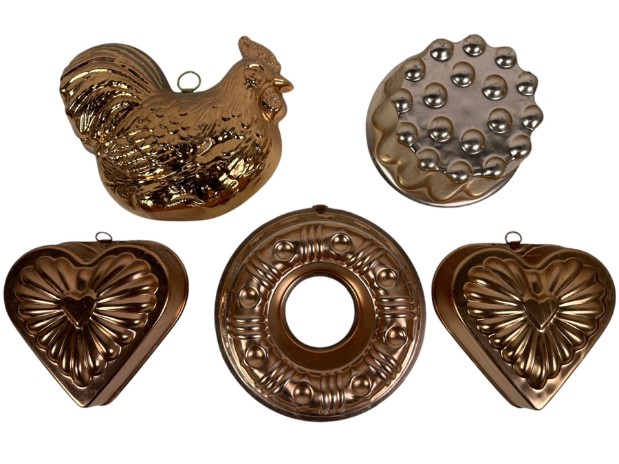 Just Added - 5 Copper Molds [Photo 1]
