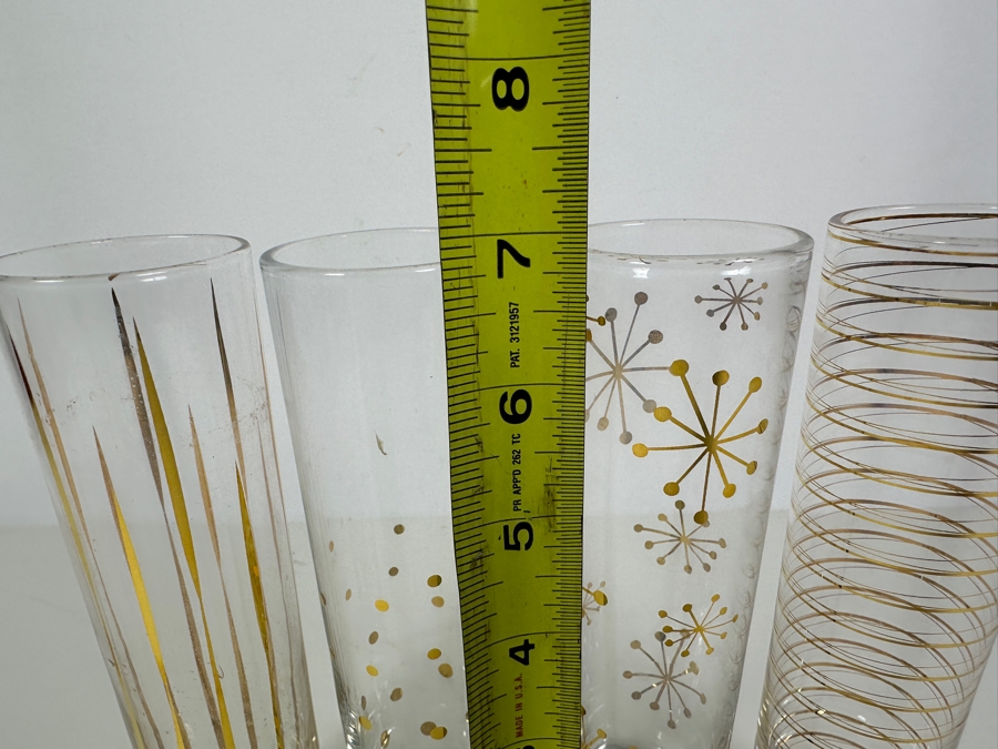Just Added - Zodax Centuri Golden Decal Champagne Glass [Photo 2]