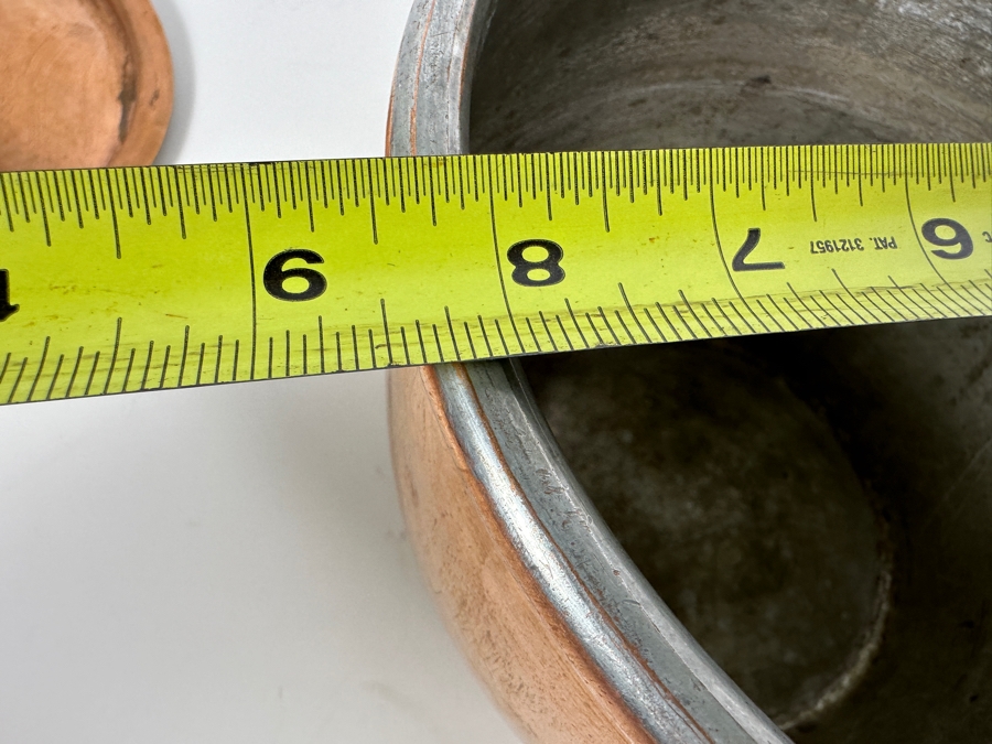 Just Added - Ruffoni Italian Copper Cookware Stockpot With Lid 8.5W X 6.75H [Photo 5]