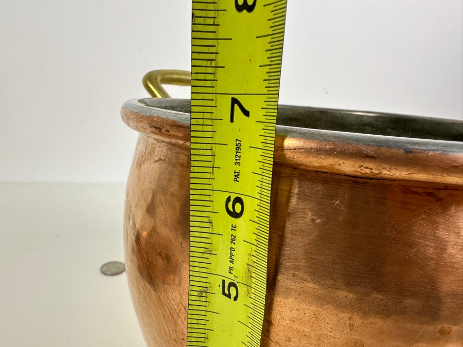 Just Added - Ruffoni Italian Copper Cookware Stockpot With Lid 8.5W X 6.75H [Photo 6]