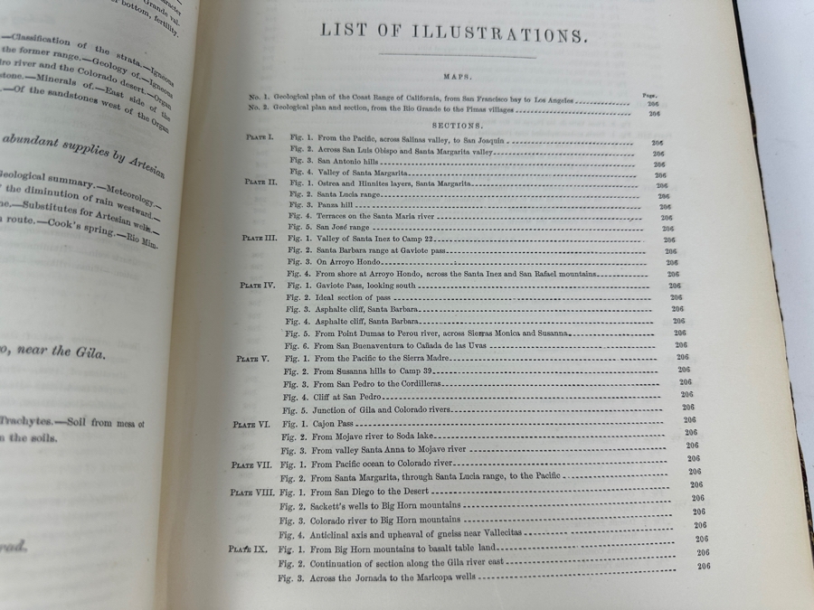 Just Added - Antique 1857 First Edition Book Reports Of Explorations And Surveys For A Railroad From The Mississippi River To The Pacific Ocean By The Secretary Of War From 1853-1856 Complete With Landscape & Botanical Plates And Maps Vol 7 [Photo 11]