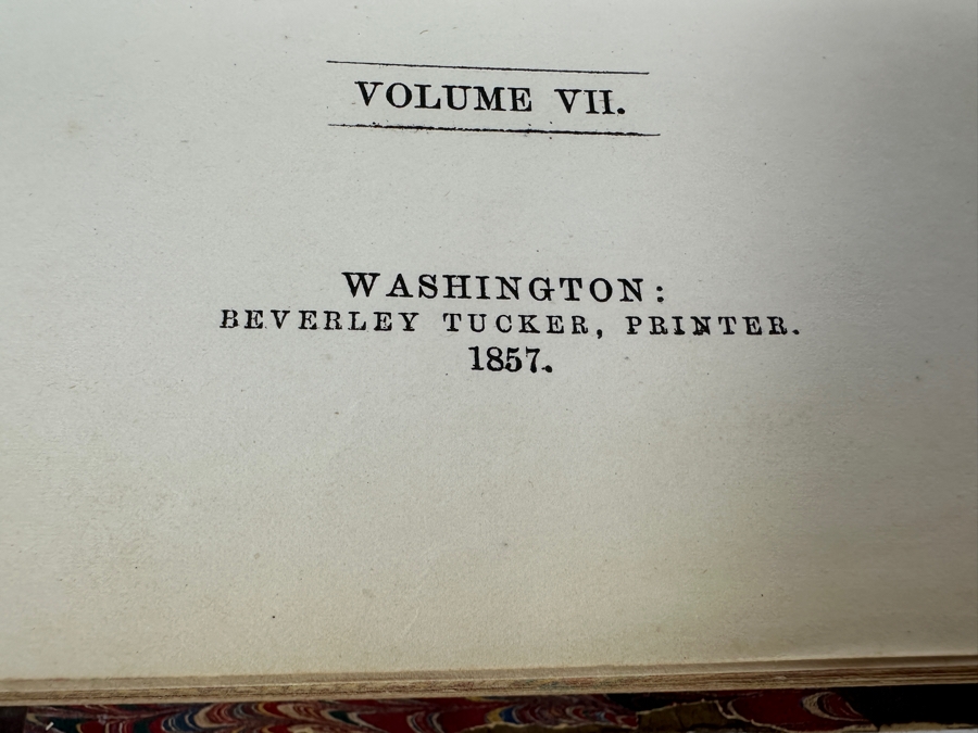 Just Added - Antique 1857 First Edition Book Reports Of Explorations And Surveys For A Railroad From The Mississippi River To The Pacific Ocean By The Secretary Of War From 1853-1856 Complete With Landscape & Botanical Plates And Maps Vol 7 [Photo 8]