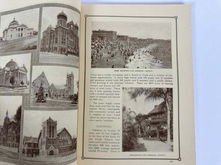 Just Added - Antique 1914 Southern California Panama Expositions Commission Book [Photo 5]