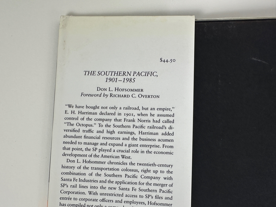Just Added - First Edition Hardcover Book The Southern Pacific 1901-1985 By Don L. Hofsommer 1986 [Photo 2]