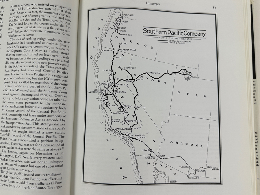 Just Added - First Edition Hardcover Book The Southern Pacific 1901-1985 By Don L. Hofsommer 1986 [Photo 7]