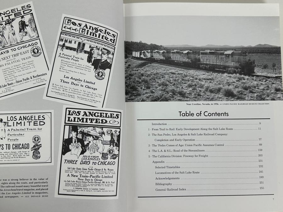 Just Added - Just Added - Signed First Edition Hardcover Book The Los Angeles And Salt Lake Railroad Company Union Pacific's Historic Salt Lake Route By John R. Signor 1988 Estimate $150 [Photo 7]