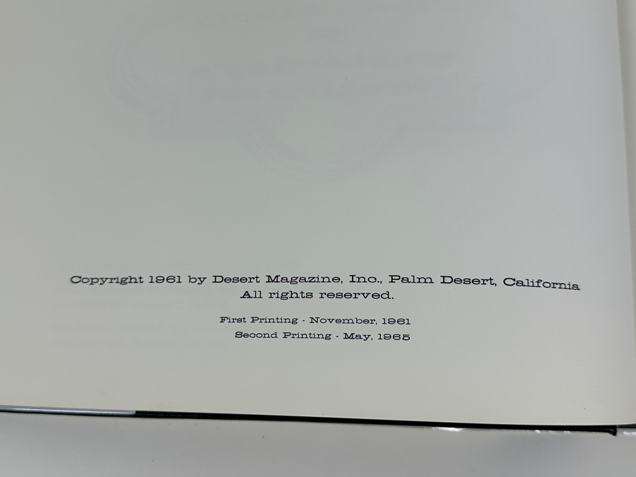 Just Added - Hardcover Second Printing Book Photo Album Of Yesterday's Southwest 1965 Desert Magazine, Palm Desert, California [Photo 3]