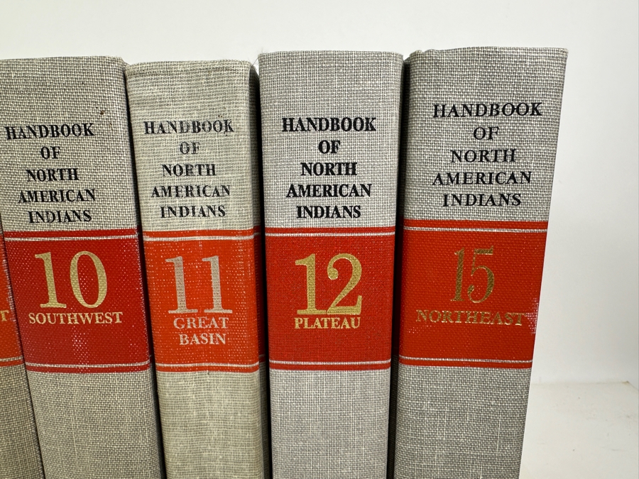 Just Added - Hardcover Smithsonian Institution Books 1978 Handbook Of North American Indians: Vol 8 California, Vol 9 & 10 Southwest, Vol 11 Great Basin, Vol 12 Plateau & Vol 15 Northeast [Photo 4]
