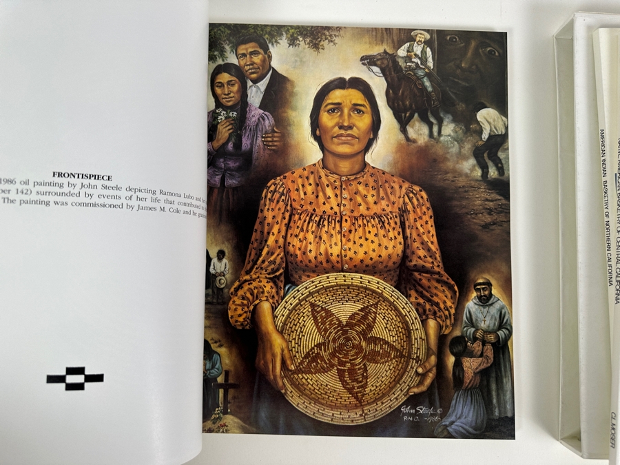 Just Added - Native American Indian Baskets Of Southern California, Central California & Northern California 3 Book Set With Slipcover By The Riverside Museum Press 1986, 1989 & 1993 [Photo 11]
