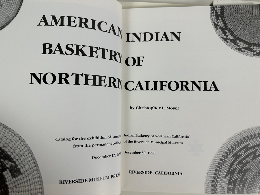 Just Added - Native American Indian Baskets Of Southern California, Central California & Northern California 3 Book Set With Slipcover By The Riverside Museum Press 1986, 1989 & 1993 [Photo 4]