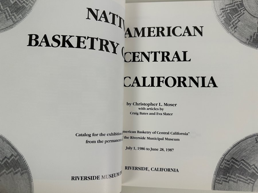 Just Added - Native American Indian Baskets Of Southern California, Central California & Northern California 3 Book Set With Slipcover By The Riverside Museum Press 1986, 1989 & 1993 [Photo 9]