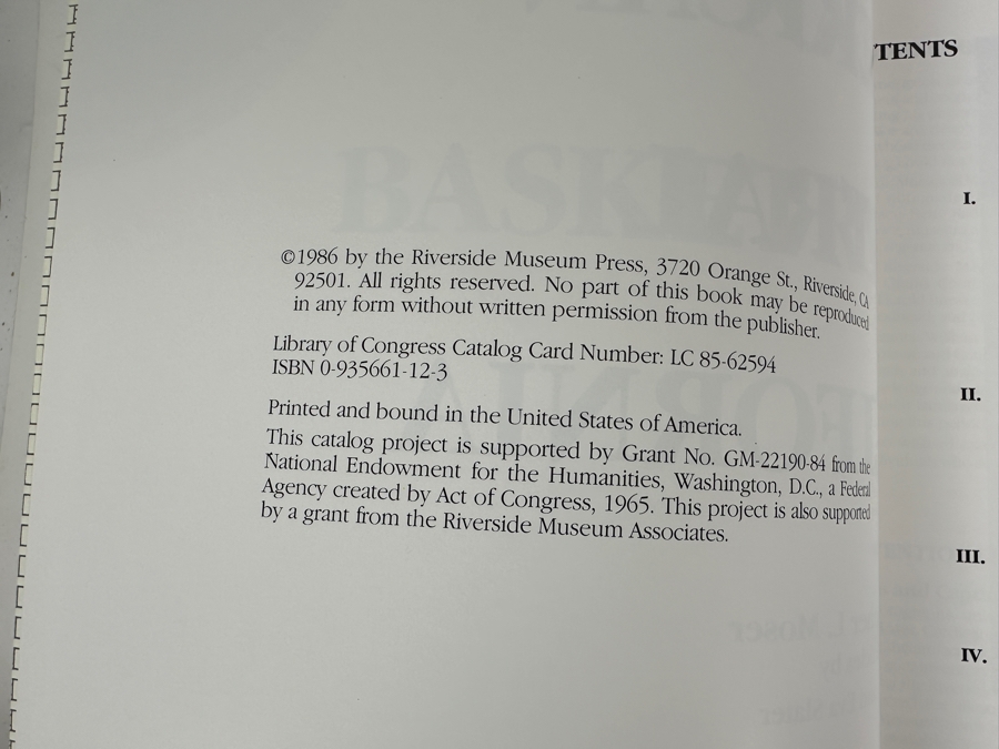 Just Added - Native American Indian Baskets Of Southern California, Central California & Northern California 3 Book Set With Slipcover By The Riverside Museum Press 1986, 1989 & 1993 [Photo 8]