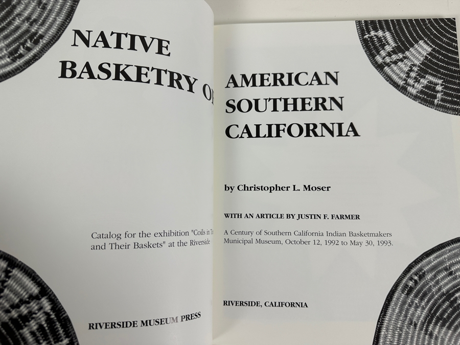 Just Added - Native American Indian Baskets Of Southern California, Central California & Northern California 3 Book Set With Slipcover By The Riverside Museum Press 1986, 1989 & 1993 [Photo 12]