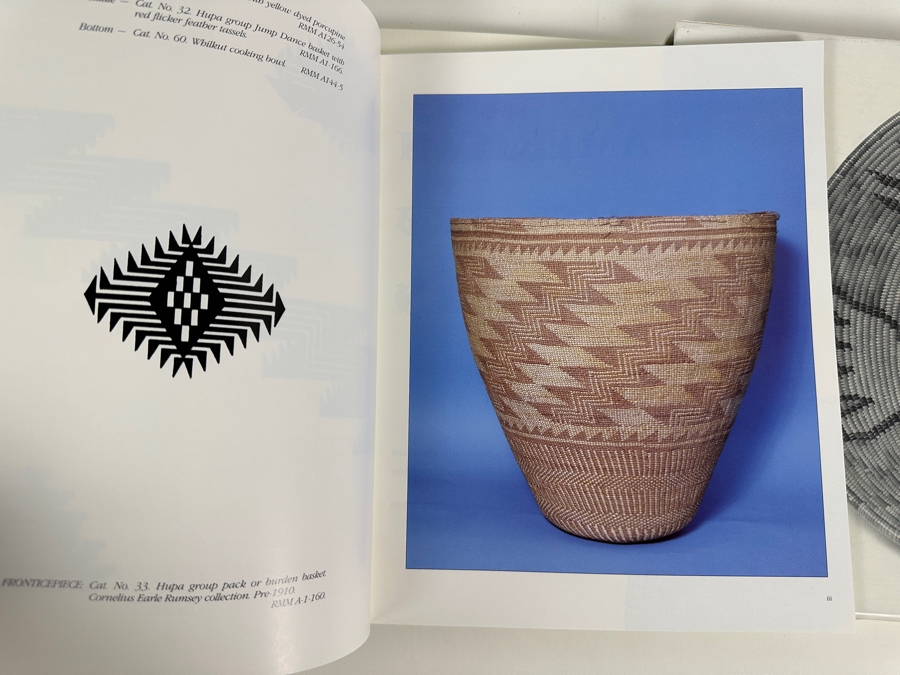 Just Added - Native American Indian Baskets Of Southern California, Central California & Northern California 3 Book Set With Slipcover By The Riverside Museum Press 1986, 1989 & 1993 [Photo 3]