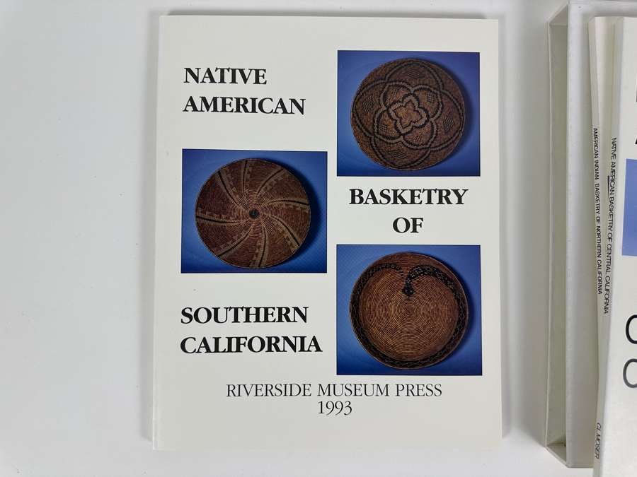 Just Added - Native American Indian Baskets Of Southern California, Central California & Northern California 3 Book Set With Slipcover By The Riverside Museum Press 1986, 1989 & 1993 [Photo 10]