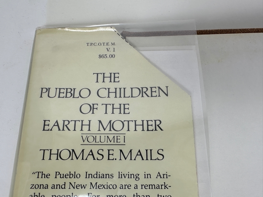 Just Added - Hardcover First Edition Books The Pueblo Children Of The Earth Mother Volumes I & II By Thomas E. Mails 1983 Estimate $200 [Photo 6]